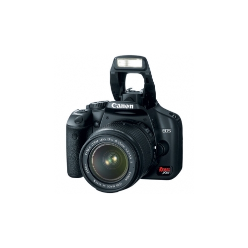 Canon EOS Rebel XSi Digital SLR Camera with Canon EF-S 18-55mm IS lens (Black)