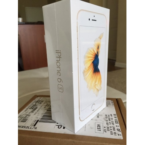 Brand New Apple iPhone 6S Factory Sealed Unlocked Phone, 64GB (Gold)