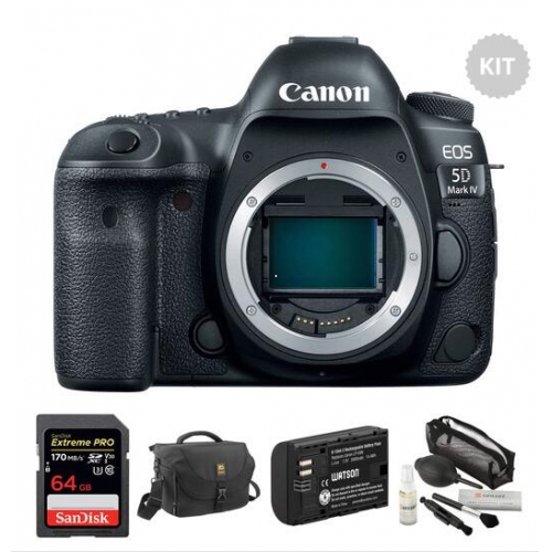 Canon EOS 5D Mark IV DSLR Camera Body with Accessory Kit